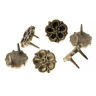 Brass ornamental fitting flower 14 mm with two attachment pins